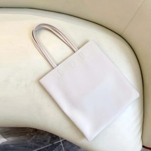 White Minimalistic Tote Bag